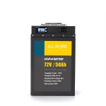 72v 50ah Lityum İyon Akü 7200w Elektrikli Motosiklet Aküsü